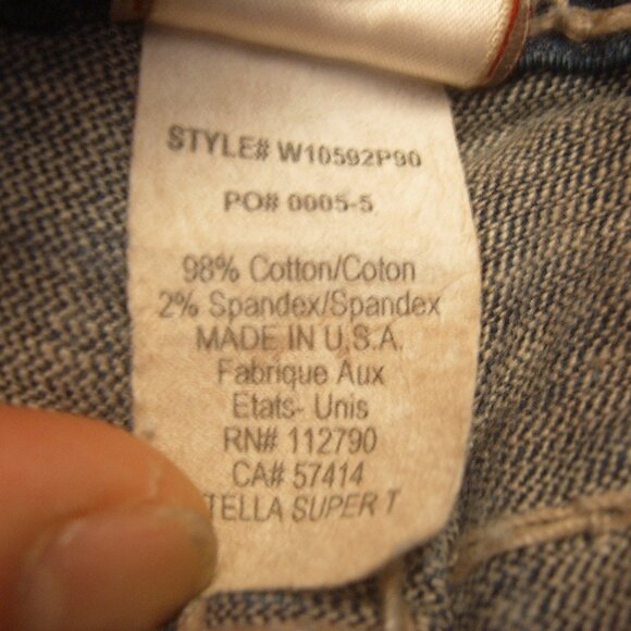 Like New Excellent Condition True Religion Women Super T Jeans sz 27 Made in USA - Picture 6 of 6